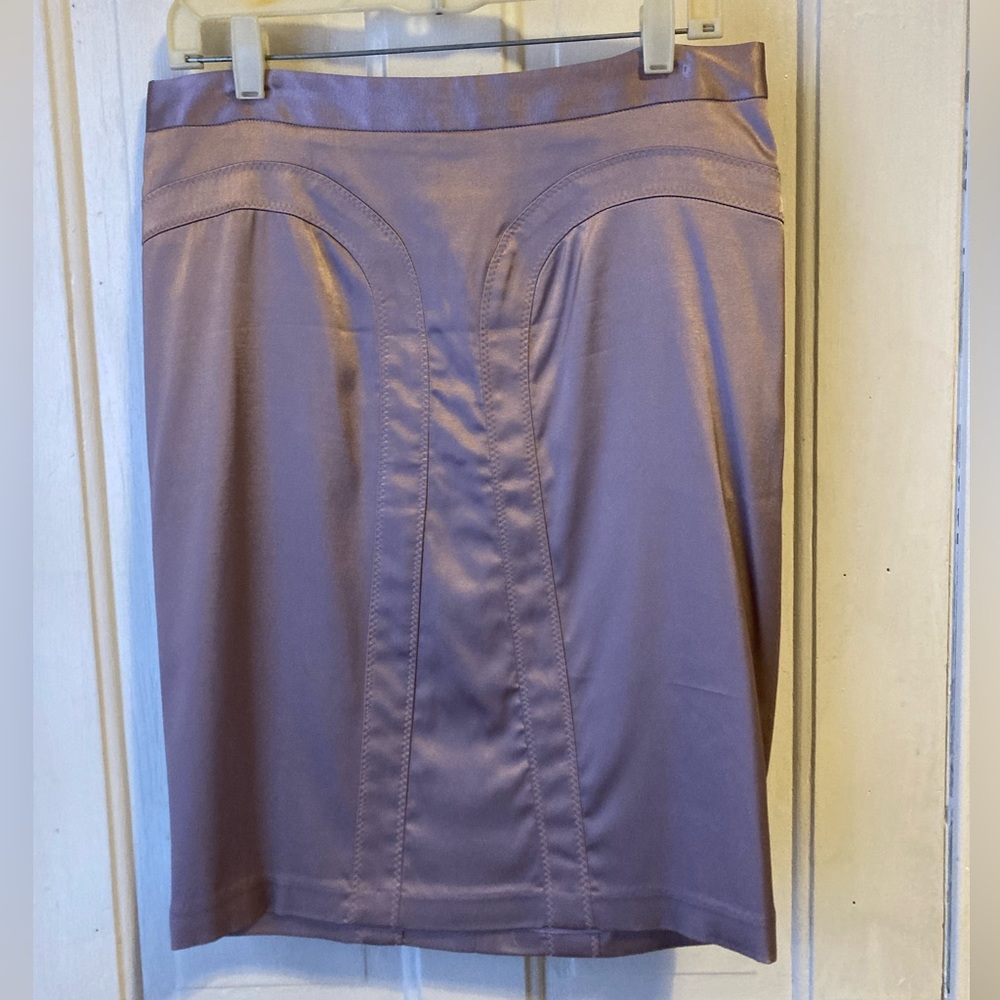 Laundry size 8 satin pencil skirt
